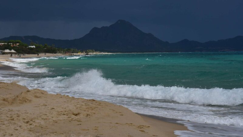 wunderschöne Stimmung am Meer