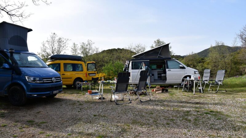 Stellplatz Nähe Neda Wasserfälle