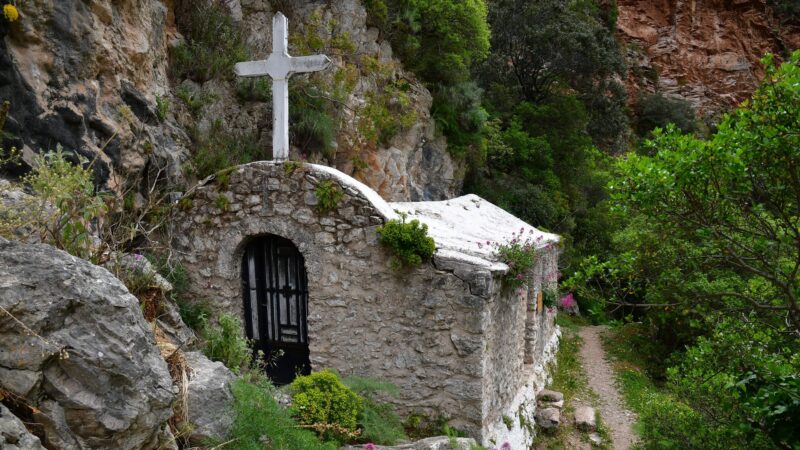 Kapelle Neda Wasserfälle