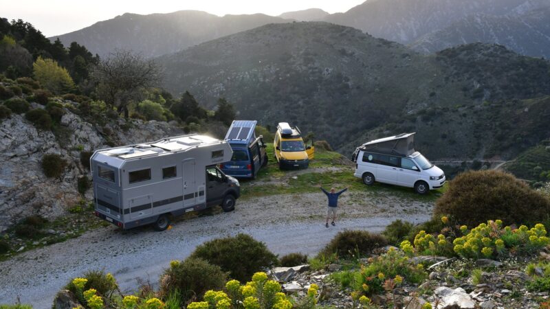 Übernachtung auf der Offroadtour