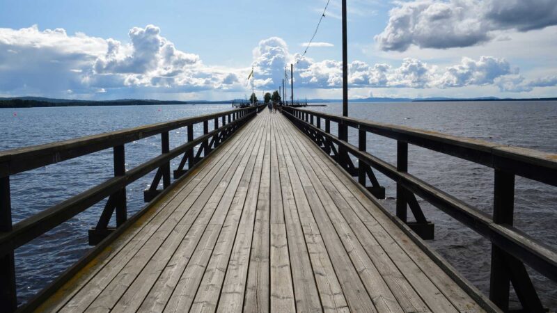 Holzbrücke Rättvik
