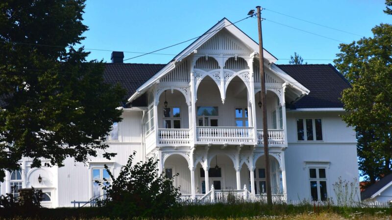 stattliches Haus in Norwegen