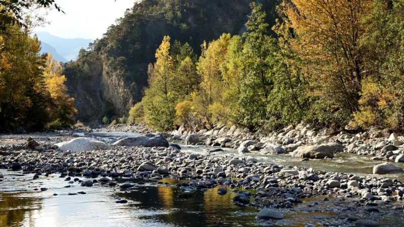 Fluss bei Guillaumes