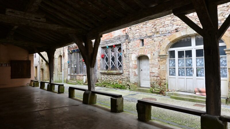 Fanjeaux alte Markthalle