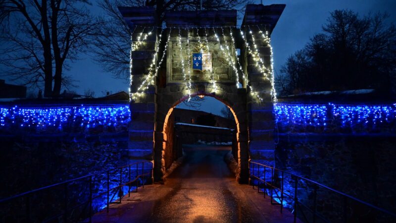 Weihnachtsbeleuchtung Mont Louis