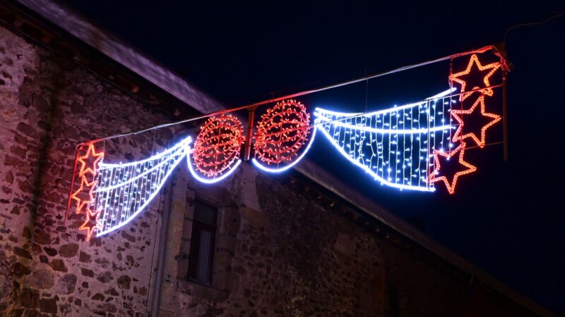 Weihnachtsbeleuchtung Mont Louis